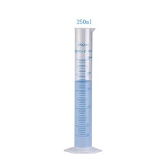 10/25/50/100/250/500ml Plastic Measuring Cylinder Lab Graduated Cylinder Chemist