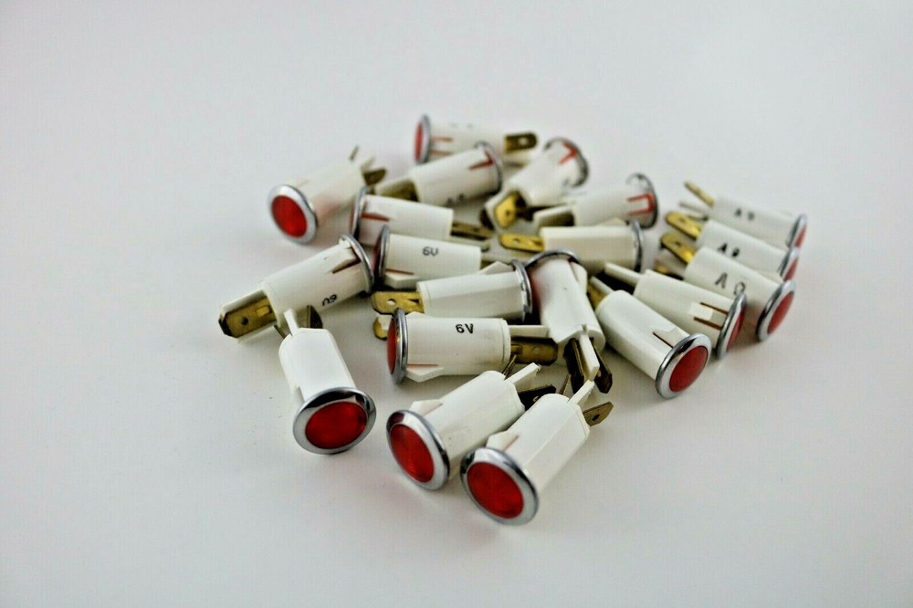 Jemco 6 volts 1/3 watt indicator light lot of 20