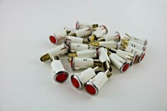 Jemco 6 volts 1/3 watt indicator light lot of 20