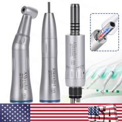 Dental Slow Low Speed Straight Handpiece Air Motor 4Holes E-type NSK STYLE WY4