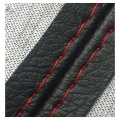 Center Console Armrest Faux Leather Cover Red Stitch Ford F150 15-17 F15-1519