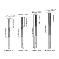 Chucking Reamer Set H7 Lathe Machine Reamer Straight Flute (3mm-10mm) 8pcs