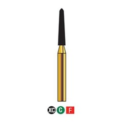 G/298-016L (878K) Reusable Gold Diamond Burs Gingival Curettage Shaped