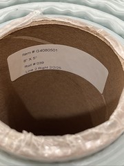 Airspace G4080501 3,500′ Roll 8″ X 5″ 1 Mil Poly Air Pillow Film NEW