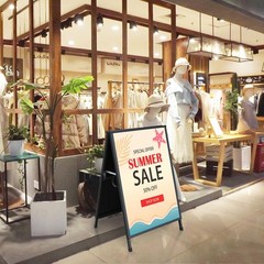 Weather-Resistant A Frame Sign Holder for 24×36 Posters – Portable Display