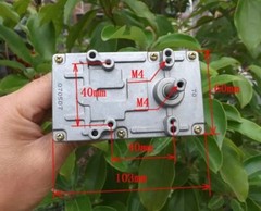 Rs-555 DC Gear Motor 24v12v Game Motor Seven-figure Axle Diameter 8 Metal Gear