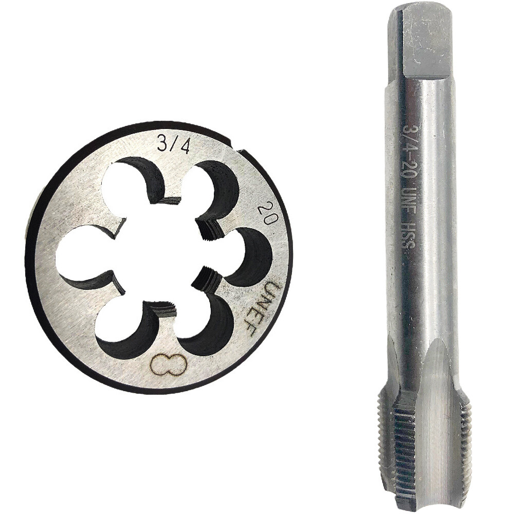 3/4″-20 Tap & Die Set RH 3/4 – 20 UNEF HSS Right Hand 3/4-20 Thread Tap 3/4 x 20