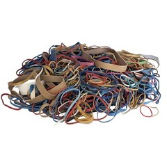Rubber Bands Assorted Sizes 0.5 lb Bag – Strong Elastic Bands for Home, Offic…