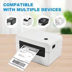 4″x6″ Direct Thermal Labels 250/Roll 450/Roll For Zebra Eltron LP2844 ZP450 UPS