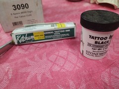 Pet Tattoo Kit #300 w/o Ear Release Small Animal 6 space