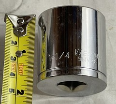 WESTWARD SOCKET SAE 1/2″ Drive – 1 1/4, 12 PT, 5MV38 – NEW SEALED