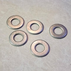 3/8″ SAE Flat Washers Low Carbon Steel Zinc Plated 13/16″ OD Pick Quantity – USA