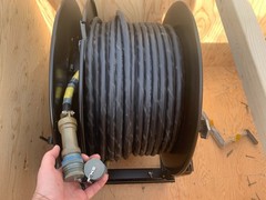 Carol Super Vu-Tron 10/5 SOOW Cable 387ft Glenair MIL Connector Hannay Reel