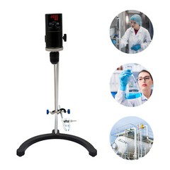 Electric Overhead Stirrer Max.40L Digital Lab Mixer Time & Speed Adjustable 120W