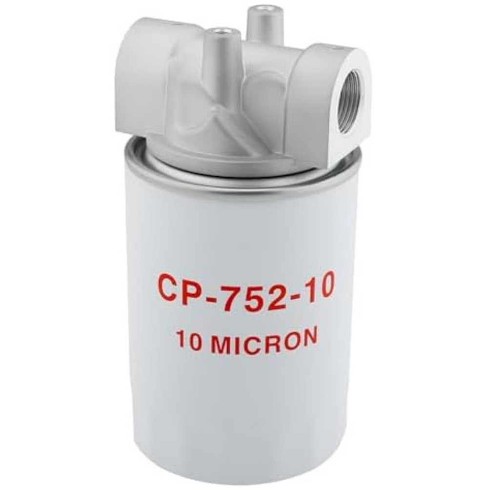 10 Micron Hydraulic Oil Filter Assembly, Spin-On Design, Return Line Filter with