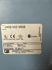 UNITED ELECTRIC J402-555-9908 SWITCH NIB 0-100 PSI
