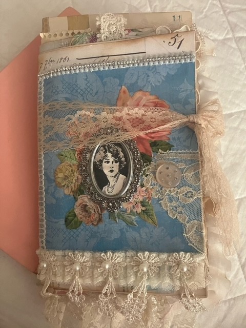 VINTAGE STYLE HANDMADE JUNK JOURNAL-“A Graceful Life”