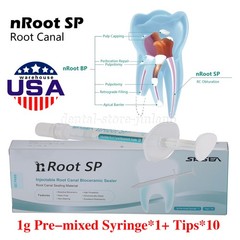 Dental Endo Materials Injectable Root Canal Bioceramic Sealer 1g Pre-mix Syringe