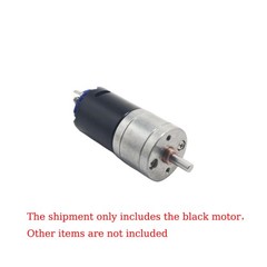 370 Black Shell Geared Brushed Motor 13000/21000RPM 7.4V DC With Pinion Gear