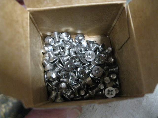 100, M4 .7×6 SS Phillips Flat Head Countersunk Machine Screws DIN 965