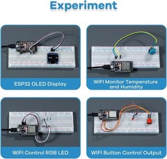 Beginner’s Basic Starter Kit for ESP-32S with Interactive Tutorial and Modules