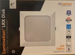 ​GE LED Luminaire 4″ Retrofit Kit Case of 24 93138456 120-277V 9W 3500-5000K…