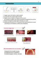 Ora-Aid AG-205A 50x15mm Intraoral Wound Dressing (Implant, Extraction & Surgery)