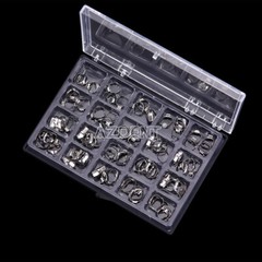 AZDENT Dental Orthodontic Bands With Buccal Tube 1st Molar Roth/MBT 022″ 16#-35