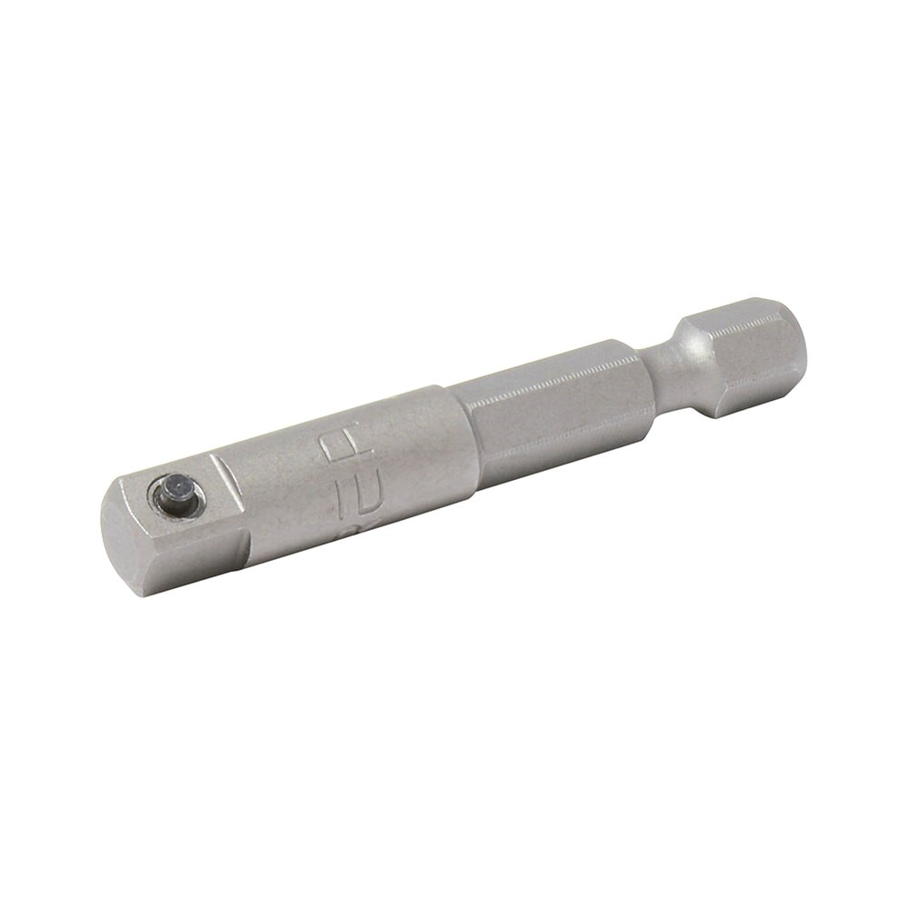 50004 1/4″ Drive Socket Adapter w/ Pin For 1/4″ Female Drive 1/4″ Hex Shank 2″