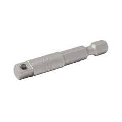 50004 1/4″ Drive Socket Adapter w/ Pin For 1/4″ Female Drive 1/4″ Hex Shank 2″