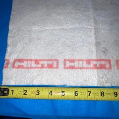 Hilti OEM White Cleaning Cloth – Original TE‑Series Red Logo 1990 Liechtenstein
