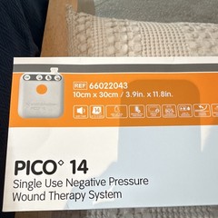 Smith & Nephew PICO 14 NPWT Wound Care System 10cm x 30cm REF 66022043