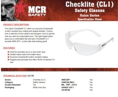 4 PAIR Protective Safety Glasses Clear Lens C Z87+ Lot of 4 anti-scratch