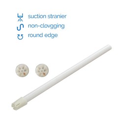 JMU 100pcs Dental Saliva Ejector Disposable Suction Tips Saliva Ejector Screen