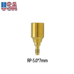 Dental Healing Abutment Cap Cover Screw Fit Nobel Active RP NP Height 3/5/7mm