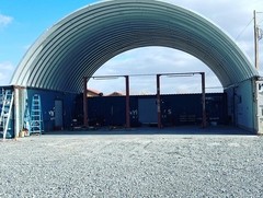 25x20x12 DuroSPAN Steel Building Kit Conex Container Roof Cover Direct