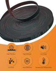 HANGLIFE GT2 Timing Belt with Copper Buckle – 3D Printer Open 10mm x 5M