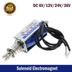 JF-0530B DC6/12/24/36V 300mA 5N/10mm Pull-Push-Type DC Solenoid Electromagnet