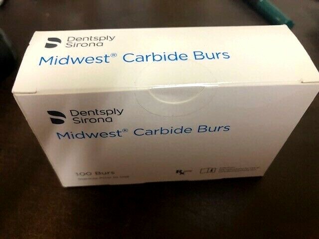 Dentsply Sirona Midwest Carbide Burs FG 557, Friction Grip in a box 385227