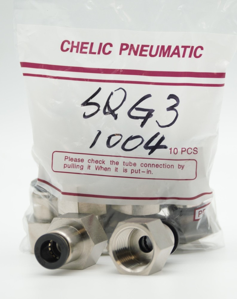 CHELIC SQG3 1004 Ø10-1/2″ BSPT Female push to connector Fitting (10 PCS PER BAG)