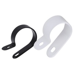 PLASTIC NYLON P CLIPS/CLAMPS FOR FIXING PIPE TUBE WIRE CABLE HOSE MOUNTING PA66