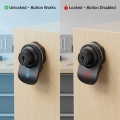Push Button Latch, 2 Pack Plastic Push-to-Close Latches for Boat/Motorcycle