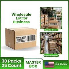 Compostable Trash Bags 13 Gallon Master Box 30 packs 750 count Certified BPI