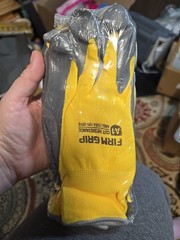 Firm Grip Nitrile Coated Gloves Large A1 Cut Resistance 3 Pair Crew Pack 65512