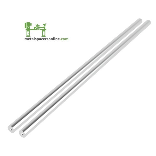 Aluminum Spacer-Tubing- 1″ OD x 0.40″ ID x 36″ Long–Fits M10 and 3/8″ Bolts