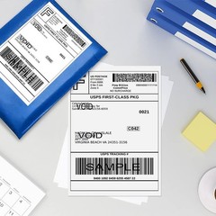 Fanfold 4″ x 6″ Direct Thermal Labels Perforated for Zebra Rollo MUNBYN Printers