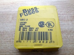 Buss ABC-2 Bussmann Fuse Cross Ref 6F039 Gray (Pack of 7)