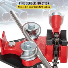 VEVOR Tripod Pipe Chain Vise 1/8″-5″ Capacity Folding Legs W/ Harden Teeth&Chain