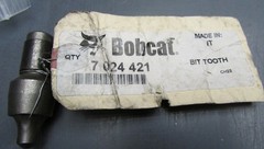 New Genuine Bobcat Carbide Tipped Tooth Bits Wheel Saw, Planer, Trencher 7024421