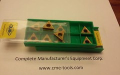20pcs TCMT3(2.5)1 Tin coated carbide inserts for 1/2″ & up index tool bits-new